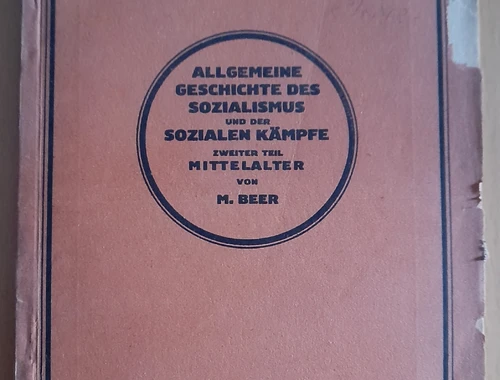 Allgemeine Geschichte des Sozialismus 1923  Teil 2