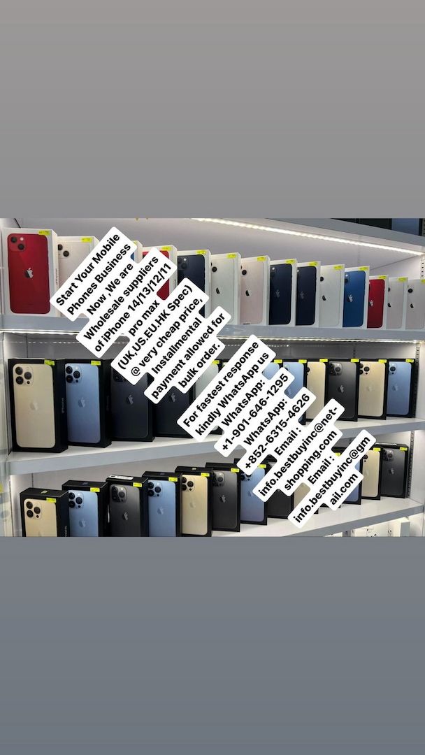 Wholesale Suppliers of  iPhone 14/13/12/11 pro max (UK,US.EU.HK Spec)