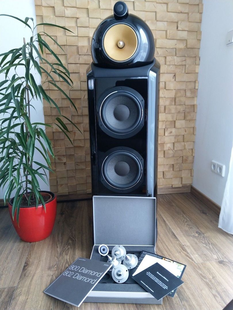 B&W 802 D2 / High-End Standlautsprecher / inkl. Zubehör & OVP