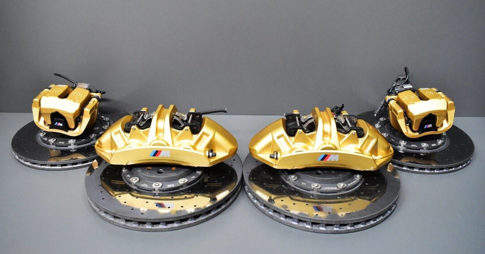 BMW M3 G80 M4 G82 BREMSEN BREMSSÄTTEL BRAKES CALIPER DISC CERAMIC CARBON 2977km!