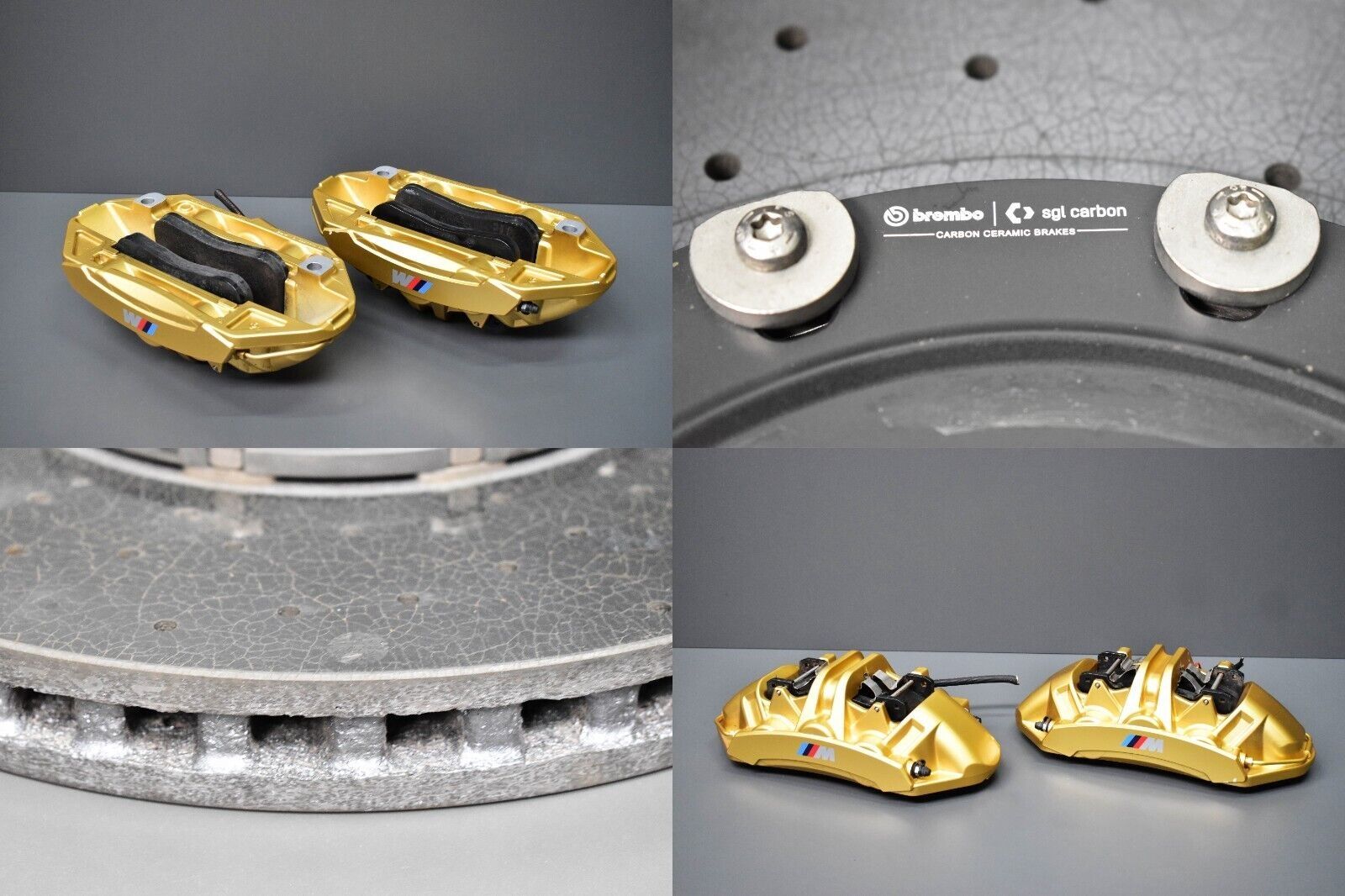 BMW M3 G80 M4 G82 BREMSEN BREMSSÄTTEL BRAKES CALIPER DISC CERAMIC CARBON 2977km!