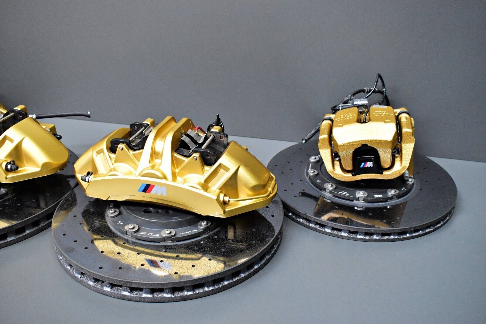 BMW M3 G80 M4 G82 BREMSEN BREMSSÄTTEL BRAKES CALIPER DISC CERAMIC CARBON 2977km!