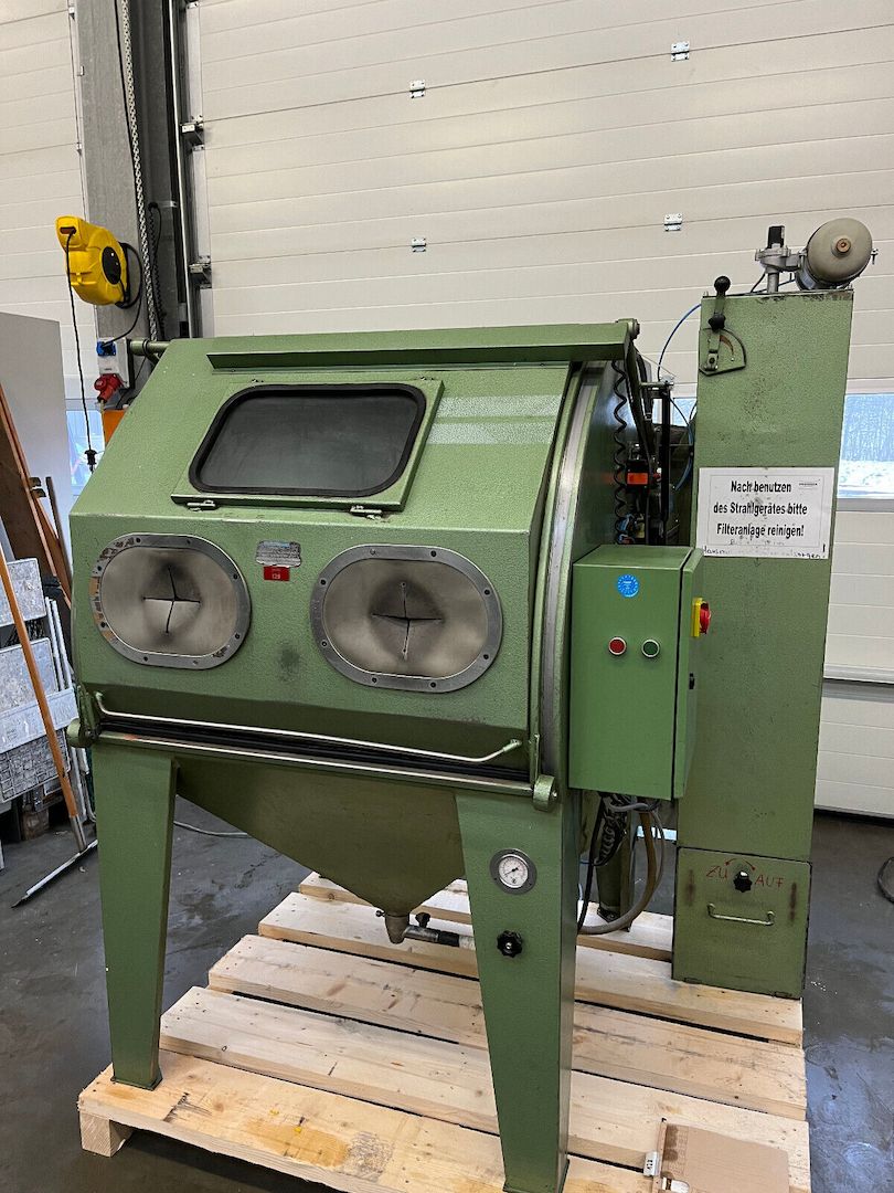 Auer ST 1000 PS Injektor-Strahlkabine Glasperlen Strahlanlage Sandstrahlkabine