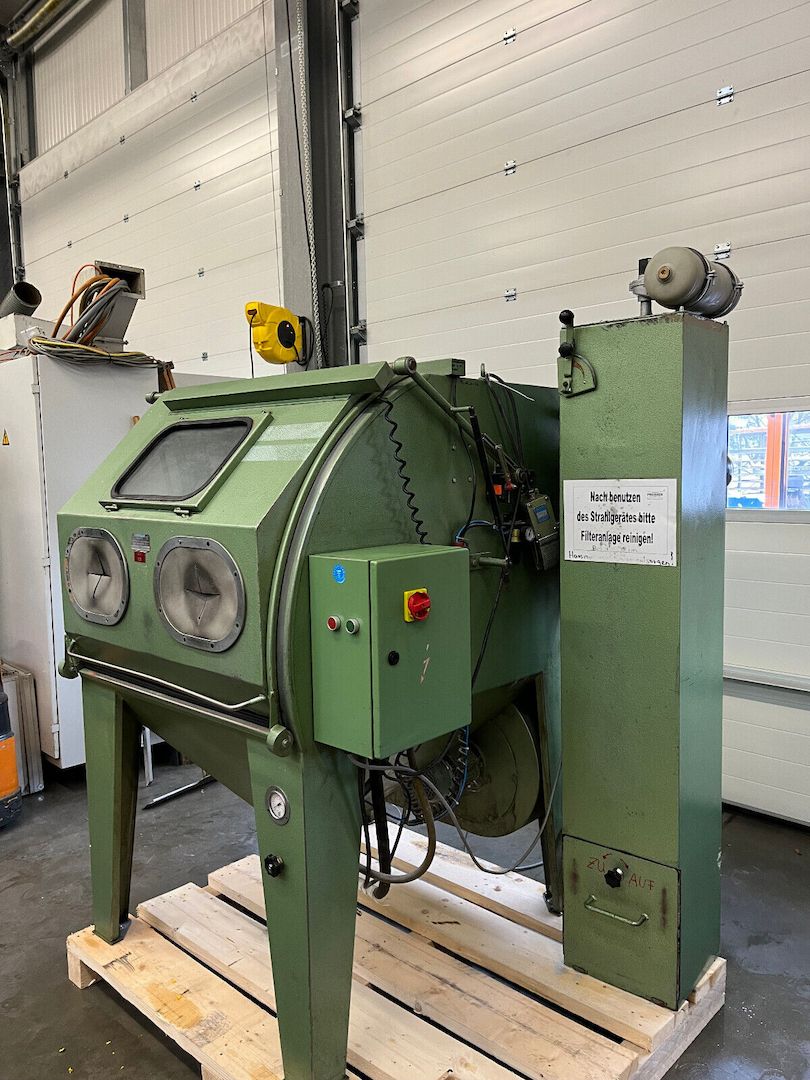 Auer ST 1000 PS Injektor-Strahlkabine Glasperlen Strahlanlage Sandstrahlkabine