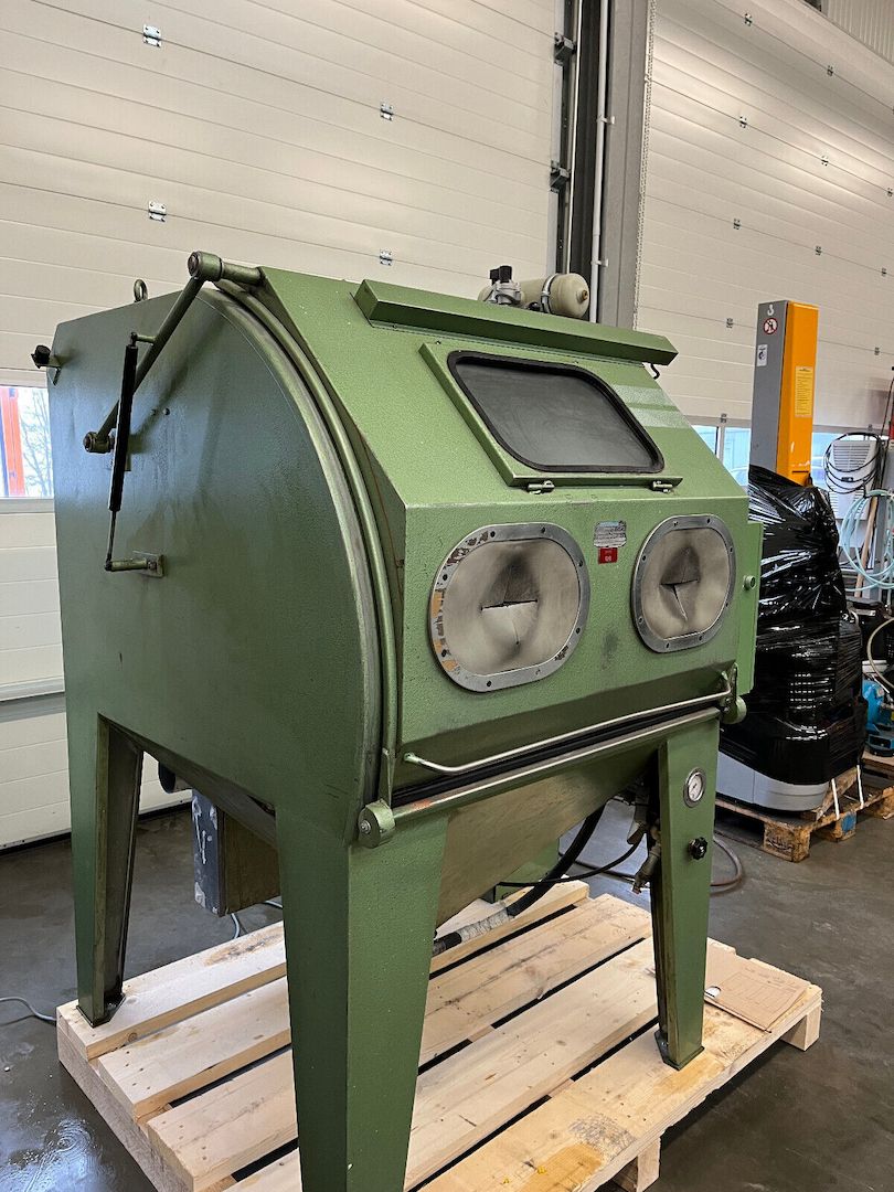 Auer ST 1000 PS Injektor-Strahlkabine Glasperlen Strahlanlage Sandstrahlkabine