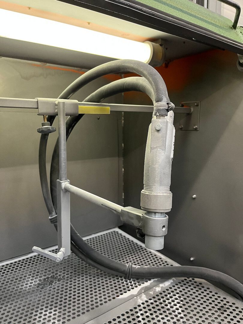 Auer ST 1000 PS Injektor-Strahlkabine Glasperlen Strahlanlage Sandstrahlkabine