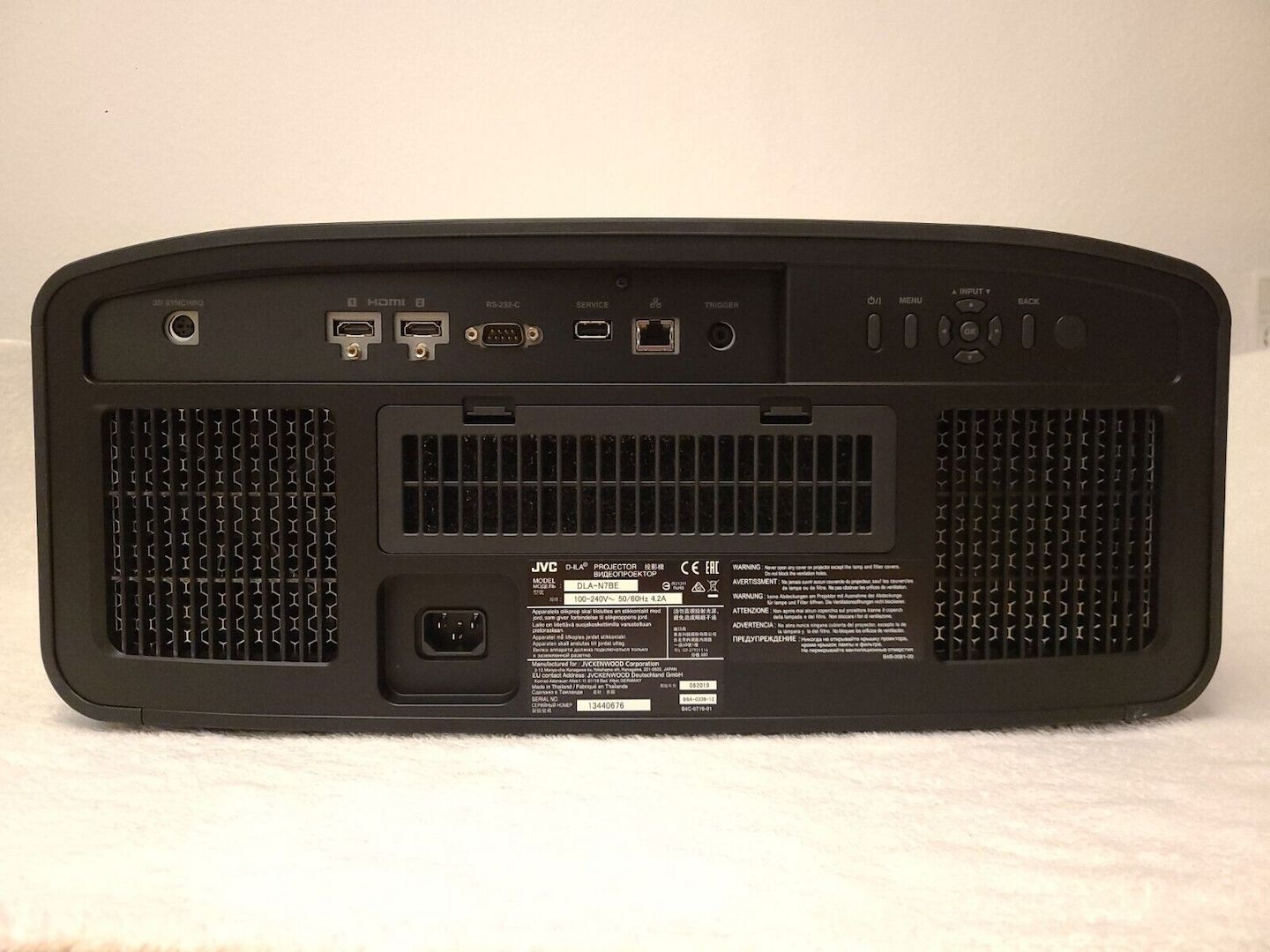 JVC DLA-N7B Projektor N7 Beamer Schwarz 1750 Stunden