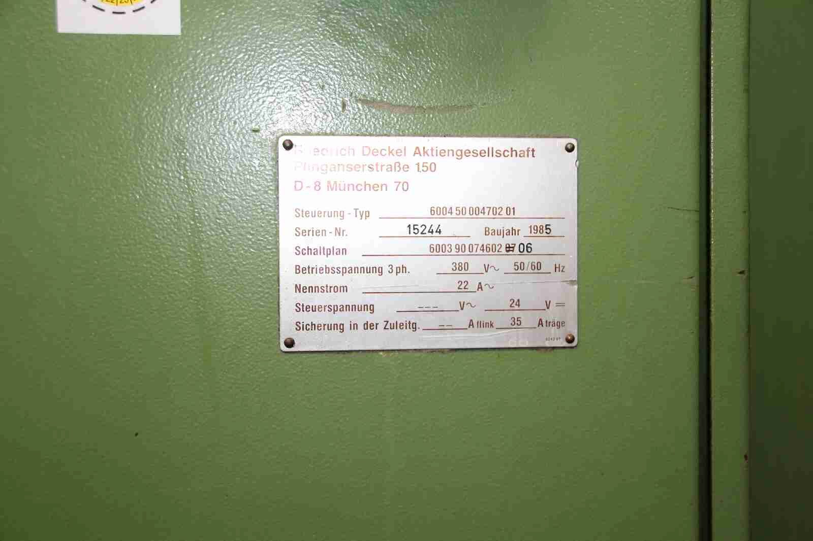 Deckel FP3NC Fräsmaschine CNC