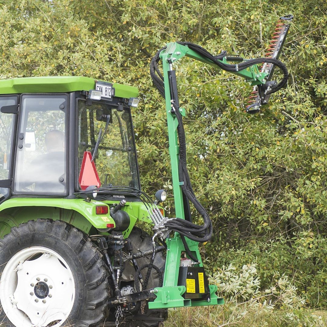 Heckenschere Schere mit Arm 160cm Schlepper Dreipunk Heckenschneider hydraulisch