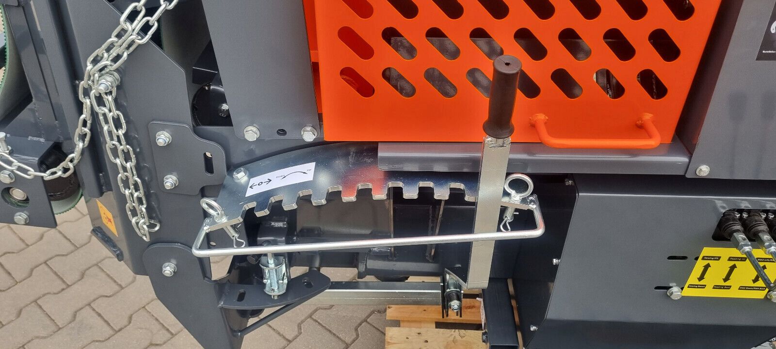 Sägespaltautomat RM7-12TEA 2 x Förderband Sägespalter Brennholzaufbereitung