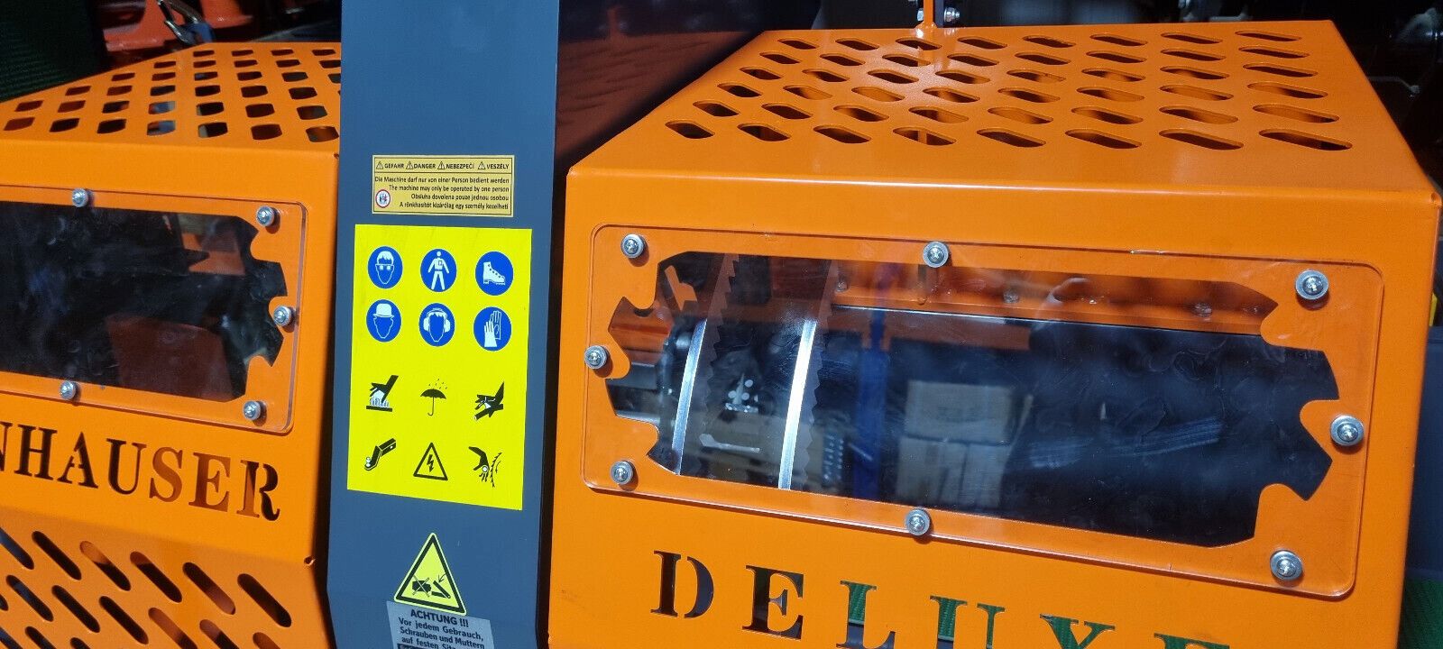 Sägespaltautomat RM7-12TEA 2 x Förderband Sägespalter Brennholzaufbereitung