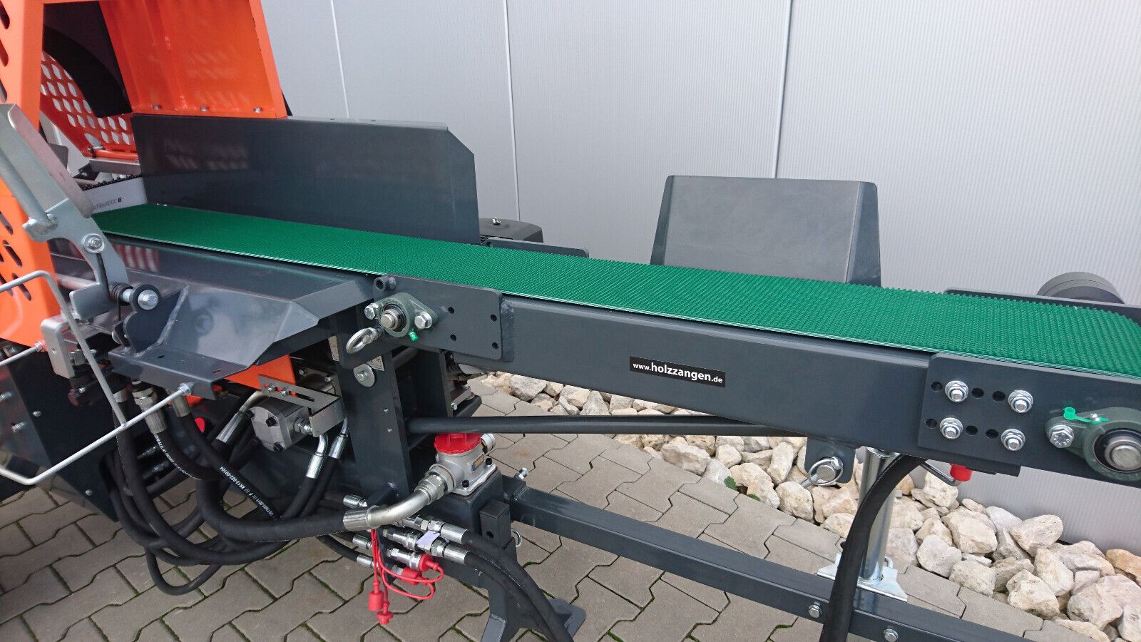 Sägespaltautomat RM7-12TEA 2 x Förderband Sägespalter Brennholzaufbereitung