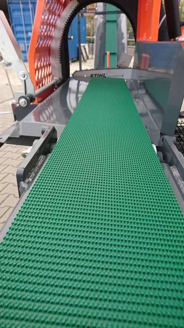 Sägespaltautomat RM7-12TEA 2 x Förderband Sägespalter Brennholzaufbereitung