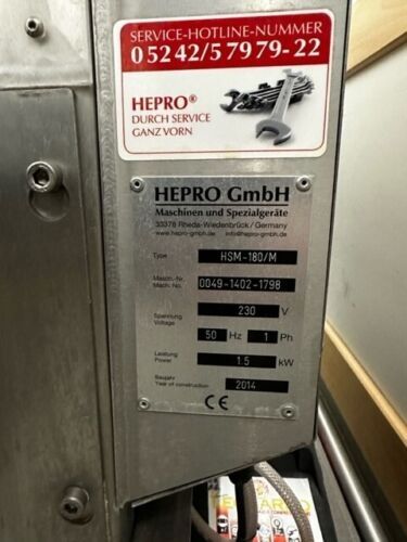 Spargelschäl-Automat HEPRO-HSM-180/M