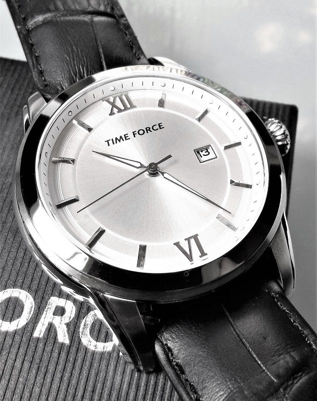 Elegante, große Herren Uhr Time Force NEU OVP.