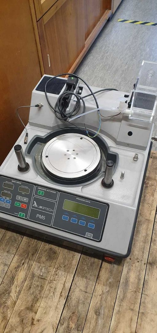 Logitech PM5 Struers Lapp - Poliermaschine , mit Viele Zubehör , PP6 GT , PMS