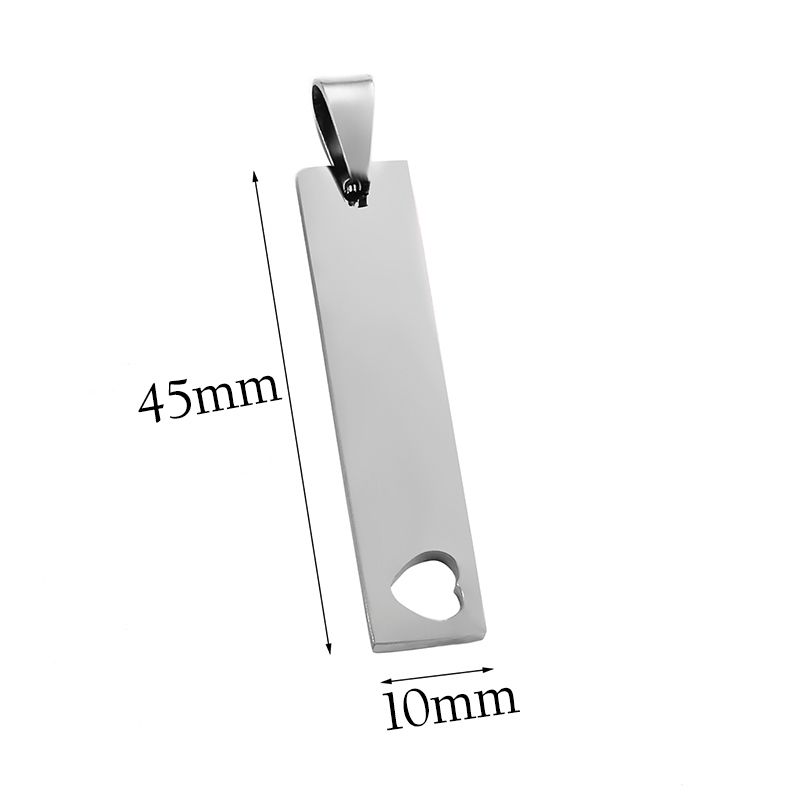 Halslederkette mit  Edelstahlanhänger „Klassik“personalisiert