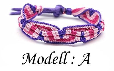 Freundschaft Armbänder in samtigen Farben