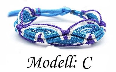 Freundschaft Armbänder in samtigen Farben