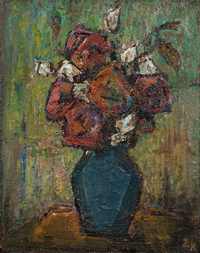 Reproduktion 40x50 Blumen I Bild Kunstwerk auf Kunstdruckpapier hochwertig