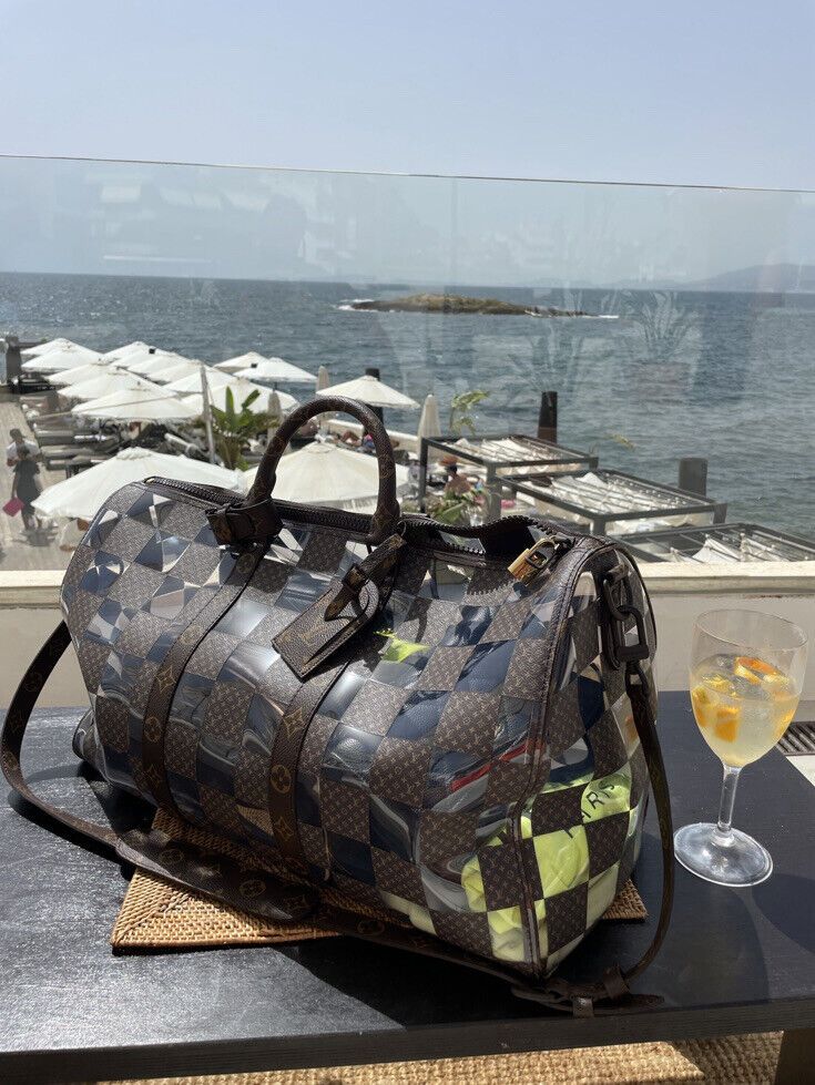 Louis Vuitton Keepall 50 PVC Monogram Damier Reisetasche