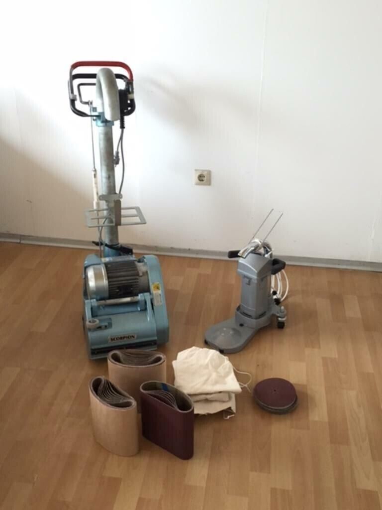 Künzle & Tasin Parkettschleifmaschine Skorpion +Randschleifer RSM