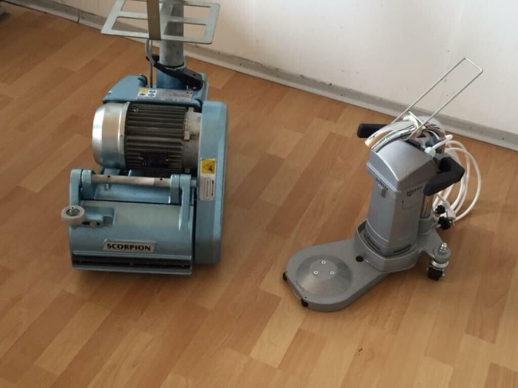 Künzle & Tasin Parkettschleifmaschine Skorpion +Randschleifer RSM