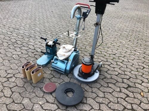 Künzle & Tasin Parkettschleifmaschinen Skorpion + Pegasus + Numatic NMD Teller+