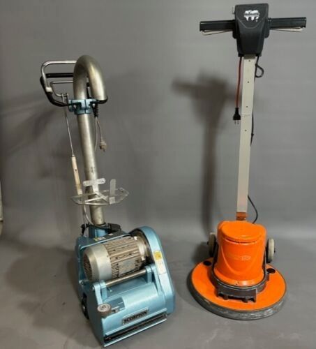 Künzle & Tasin Parkettschleifmaschinen Skorpion + RSM 150 + Numatic HFM Teller+