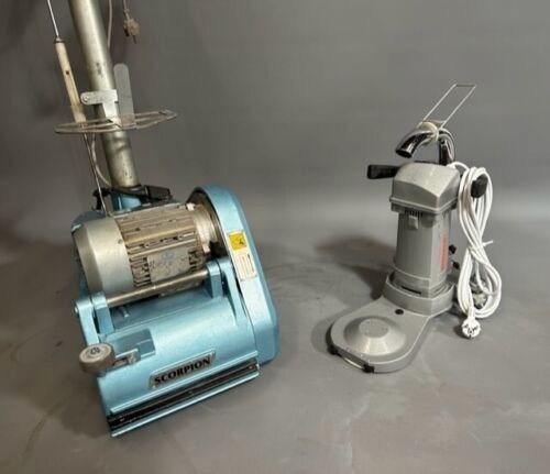Künzle & Tasin Parkettschleifmaschinen Skorpion + RSM 150 + Numatic HFM Teller+