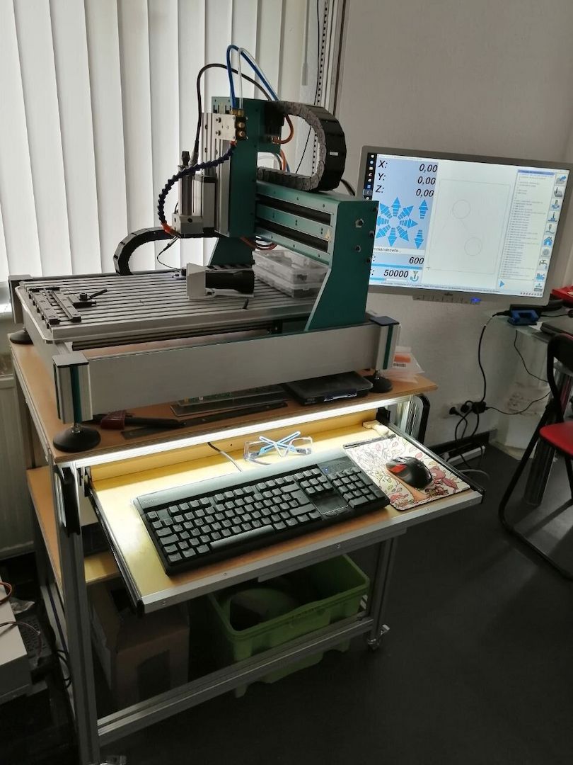 Portalfräse ISEL Fräsmaschine Fräsplotter BMR CAVO HF Spindel CNC