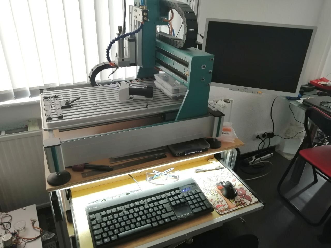 Portalfräse ISEL Fräsmaschine Fräsplotter BMR CAVO HF Spindel CNC