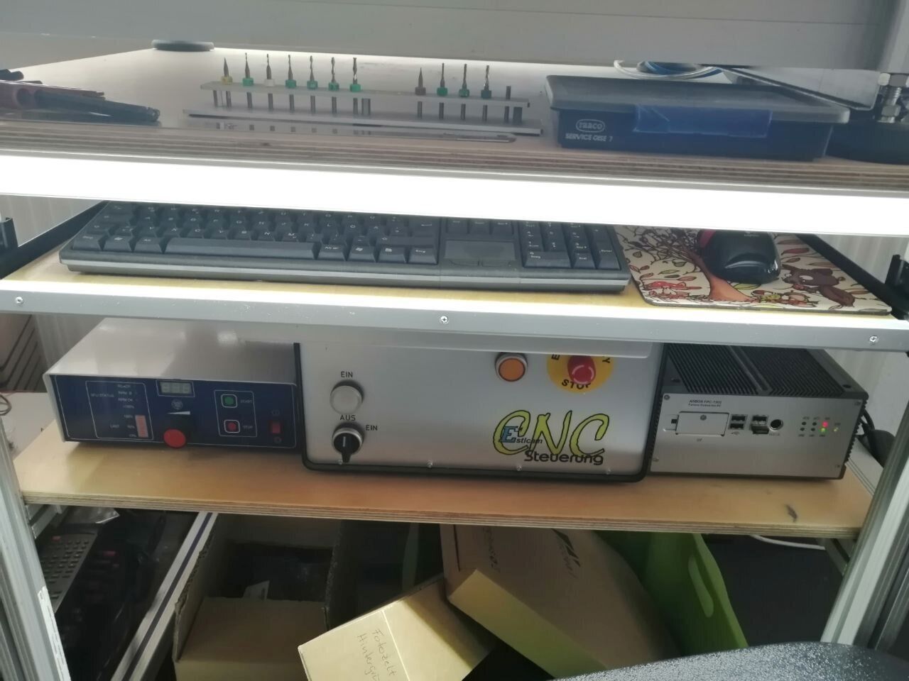 Portalfräse ISEL Fräsmaschine Fräsplotter BMR CAVO HF Spindel CNC