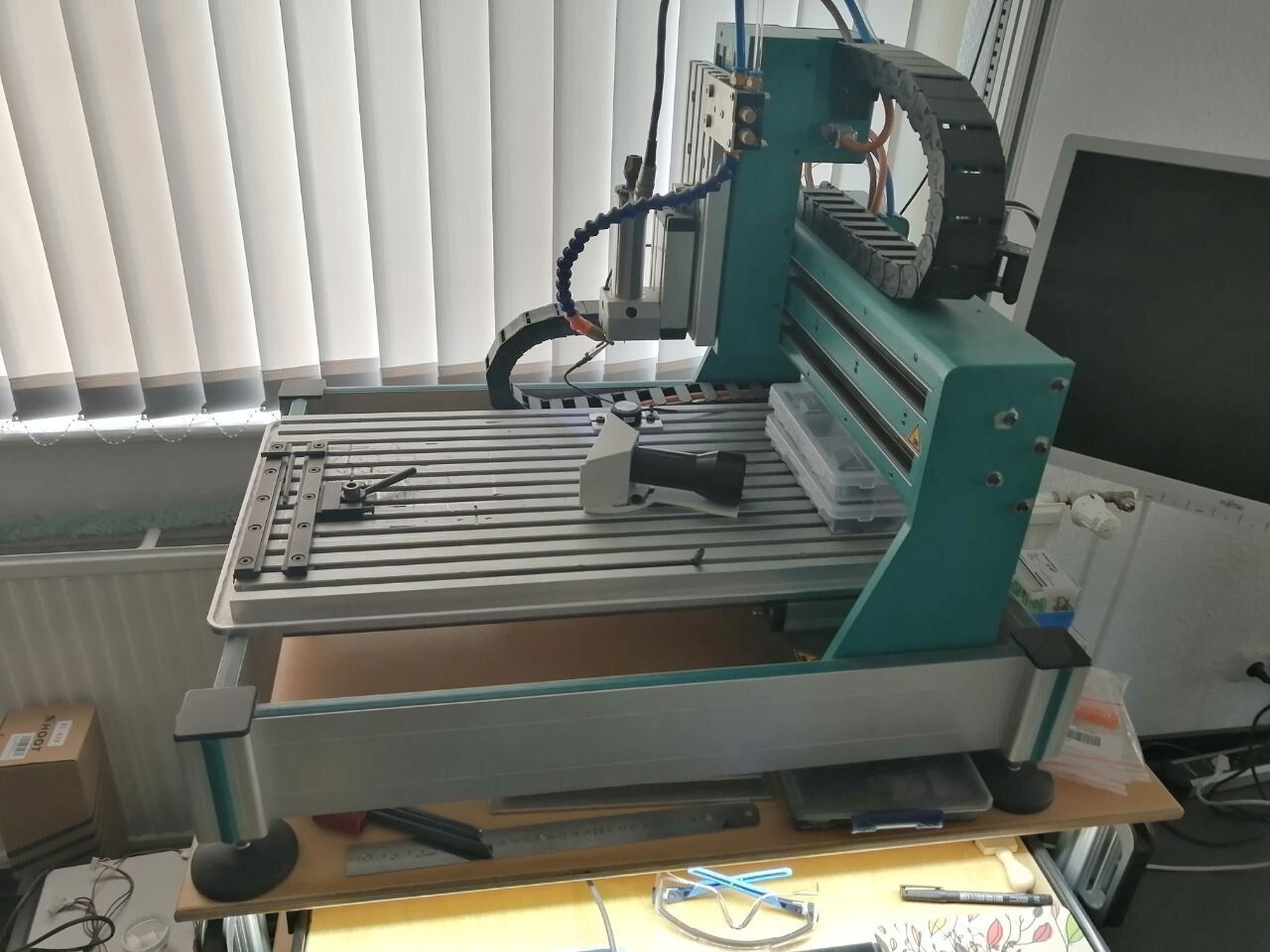 Portalfräse ISEL Fräsmaschine Fräsplotter BMR CAVO HF Spindel CNC