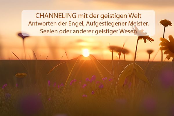 Engelkontakt · Channeling mit der geistigen Welt · auch auf die Ferne möglich