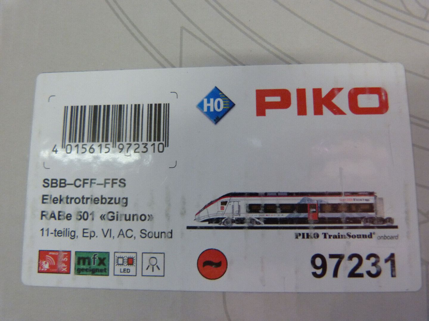 Piko Expert 97231 11-teiliger Elektrotriebzug RABe 501 Giruno