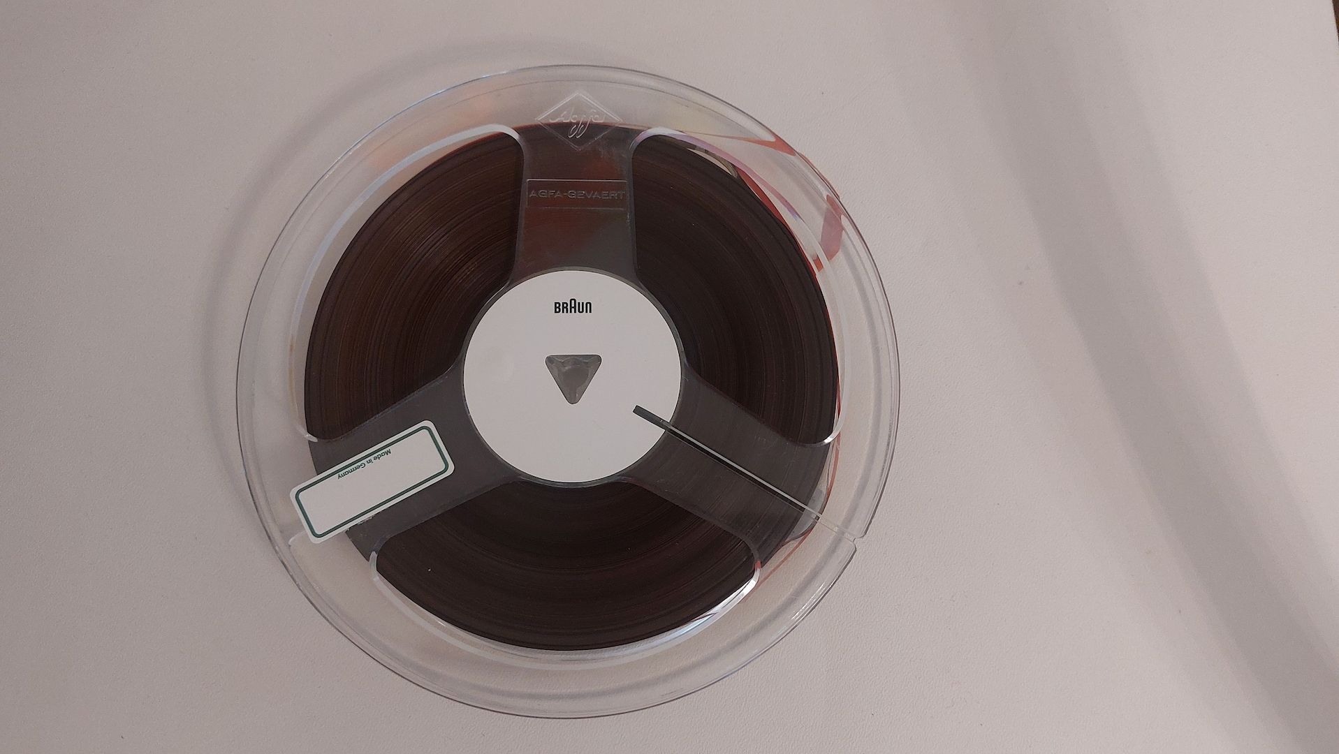 Tonbandgerät Revox und Scotch Vorlaufband, Spulen für BRAUN TG