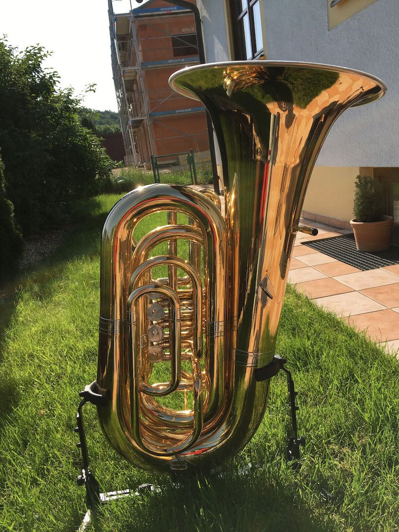 B Tuba St. Petersburg 202 LD-450 Goldmessing