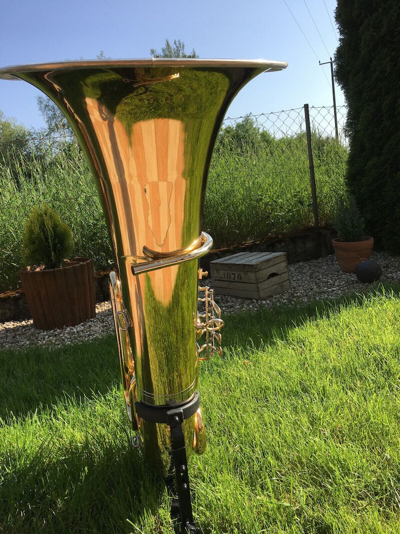 B Tuba St. Petersburg 202 LD-450 Goldmessing