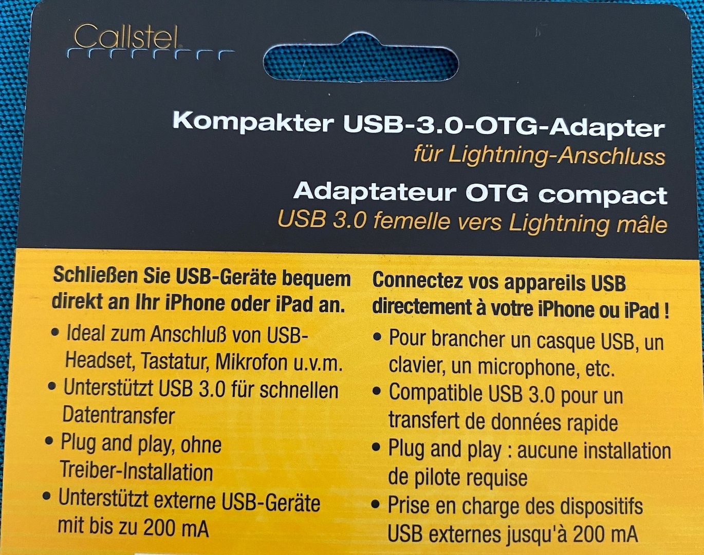 Adapter für IPhon