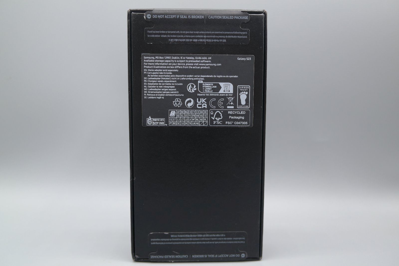 Samsung Galaxy S23 256GB Black NEU