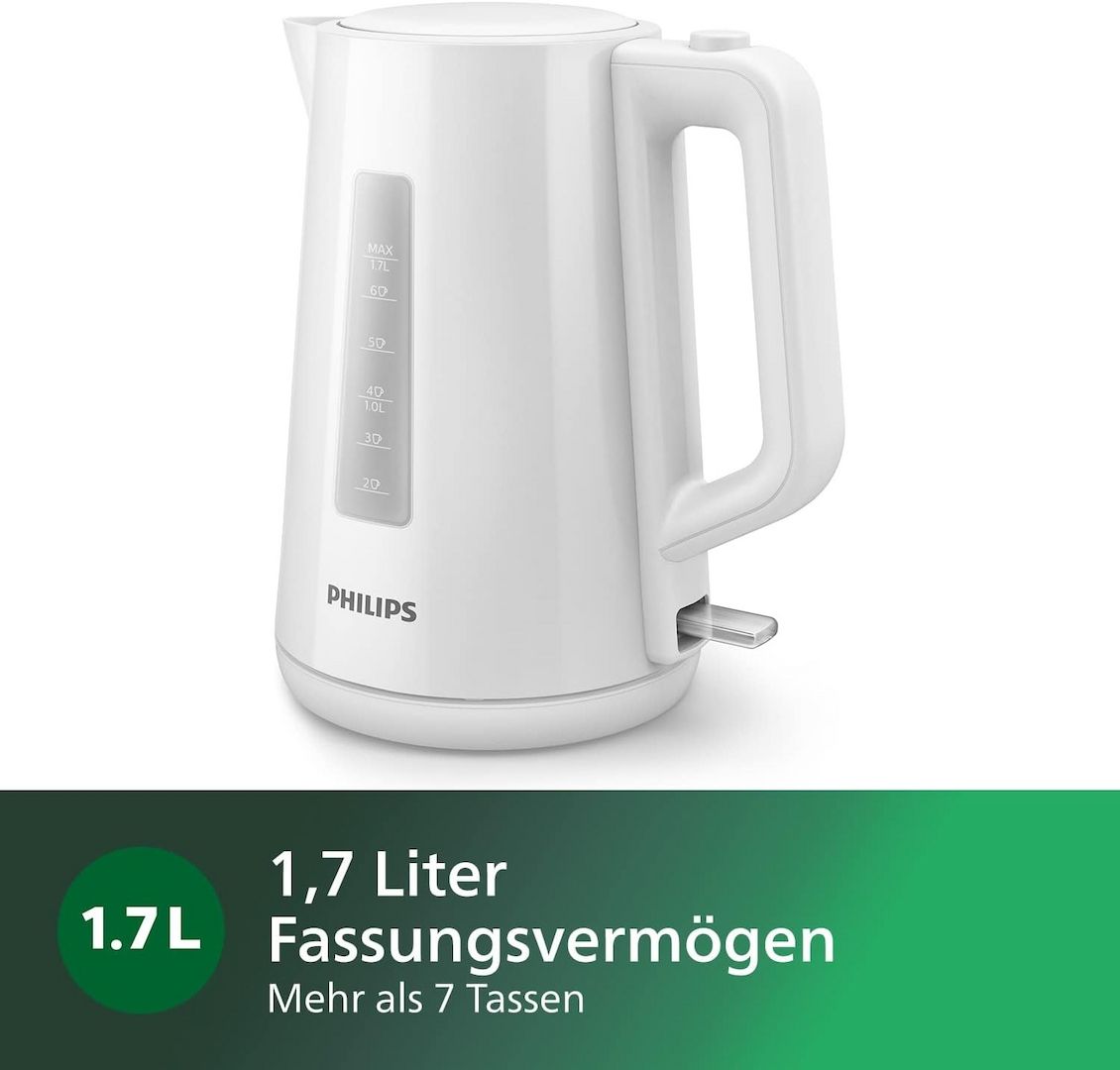 Philips Wasserkocher – 1.7 L Fassungsvermögen mit Kontrollanzeige