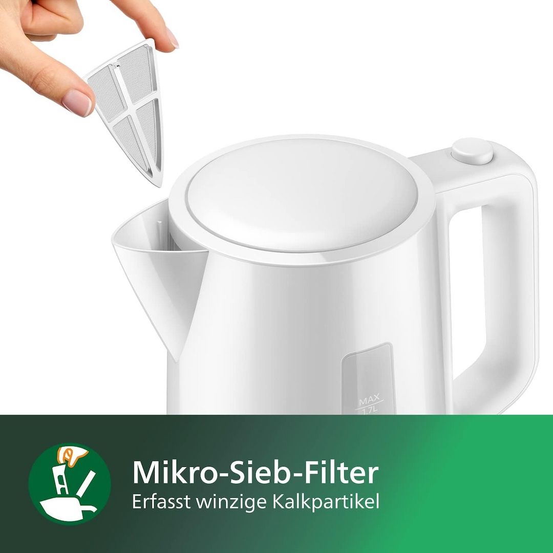 Philips Wasserkocher – 1.7 L Fassungsvermögen mit Kontrollanzeige