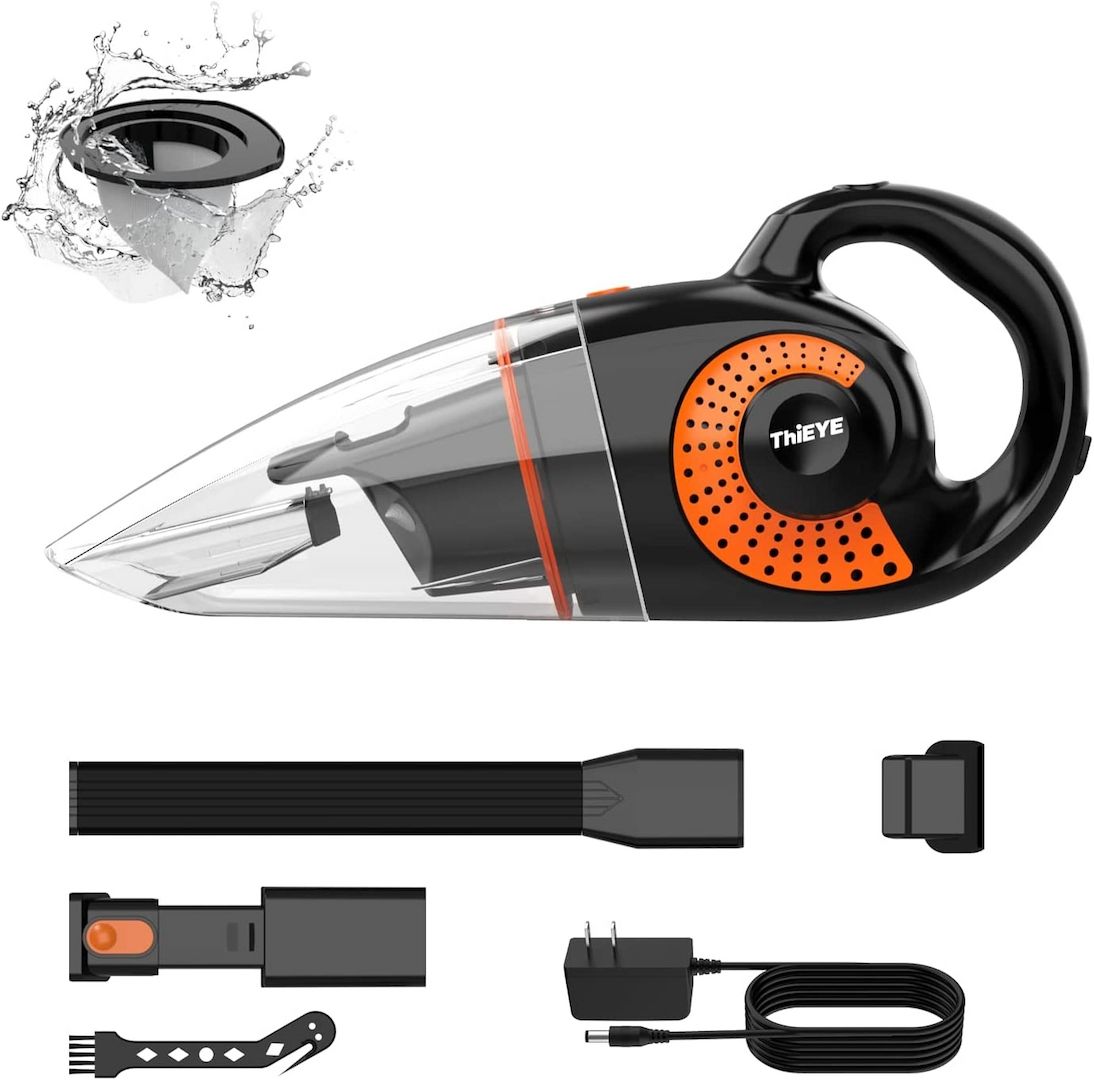 THIEYE Handstaubsauger Akku, 13000PA Auto Staubsauger