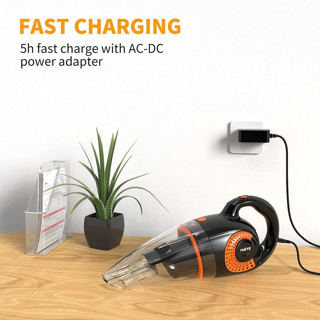 THIEYE Handstaubsauger Akku, 13000PA Auto Staubsauger