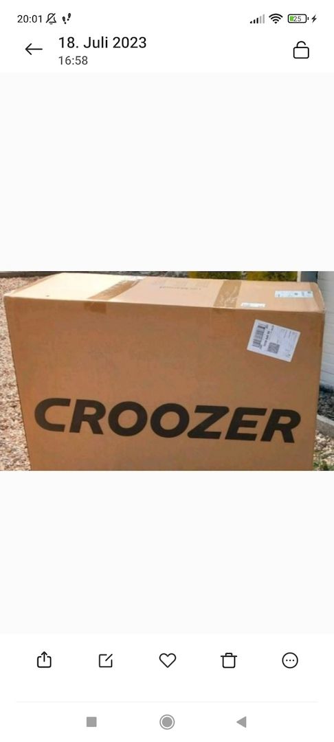 Nagelneuer hundeanhänger original verpackt