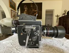 Bolex H16 Rex 5 + Adapter Canon EF + Rokinon Cine 85mm