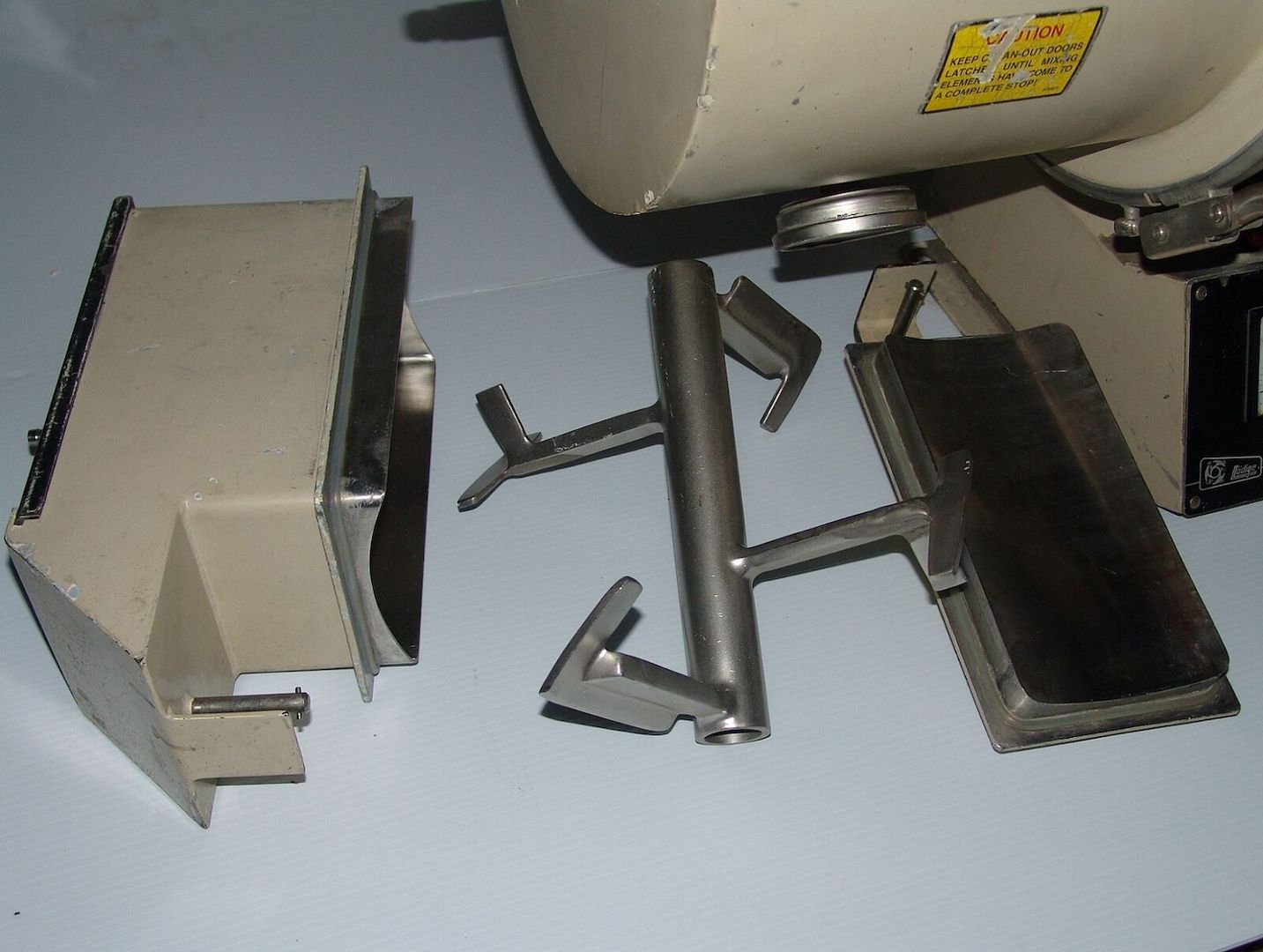 Littleford lodige Lab Pflug Mischer m20, 20 Liter Edelstahl Kammer Glasmantel 2002