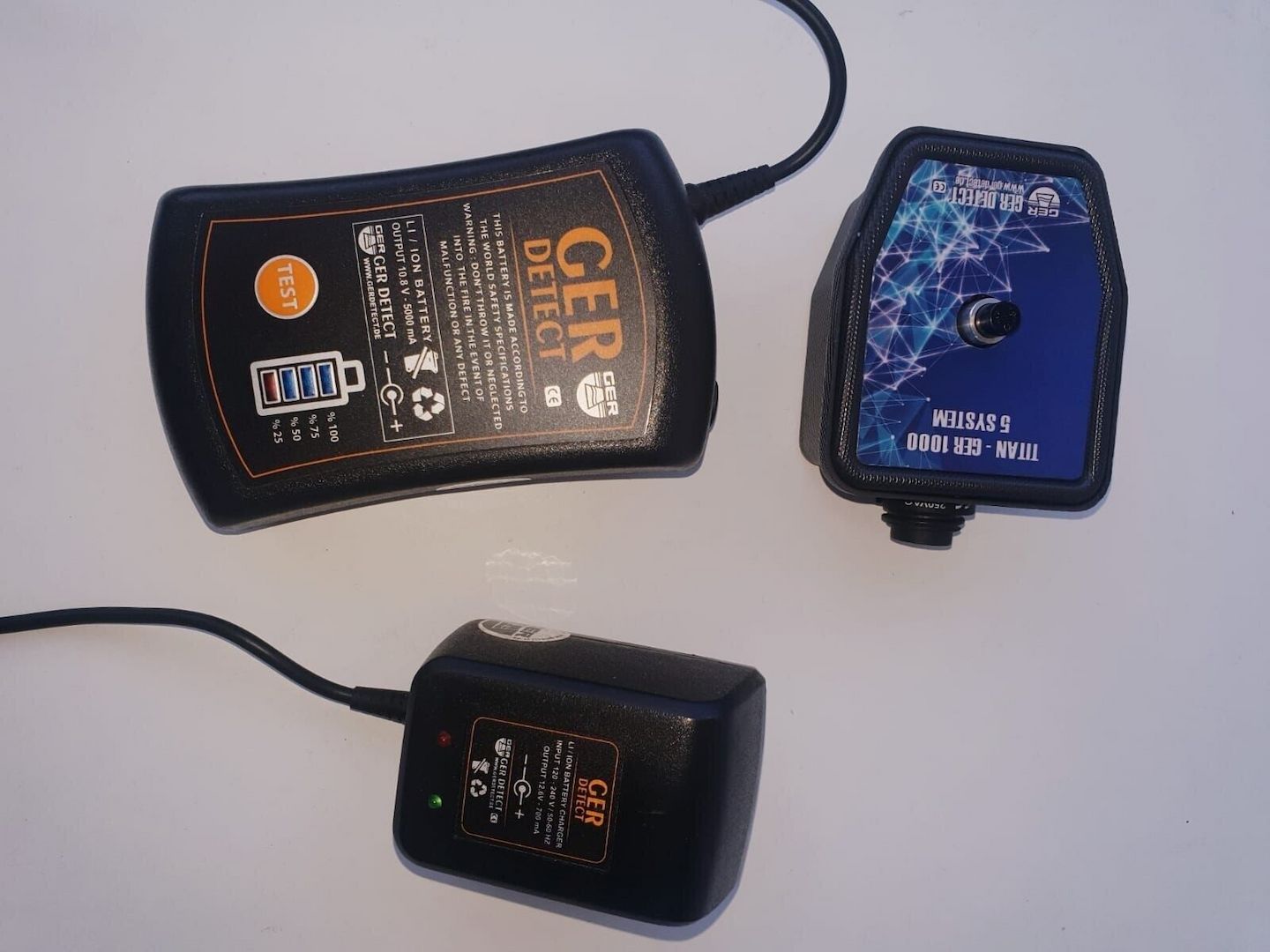 Metalldetektor 3D, GER DETECT Titan 1000 Gold, Edelmetalle