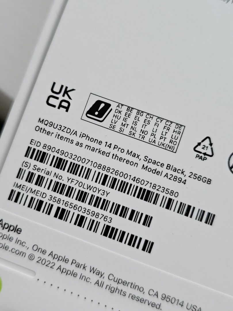 iPhone 14 Pro Max Space Black 256 GB Garantie NAGELNEU, VERSIEGELT